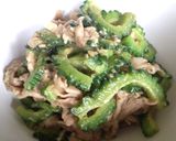 コツ有★苦くない！ゴーヤの甘辛肉みそ作り方5写真