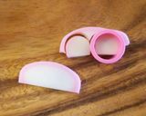キャラ弁♪かまぼこカエル作り方1写真