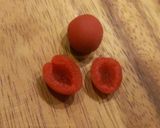 キャラ弁♪かまぼこカエル作り方3写真