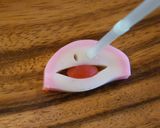 キャラ弁♪かまぼこカエル作り方4写真