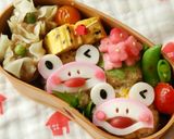 キャラ弁♪かまぼこカエル作り方6写真