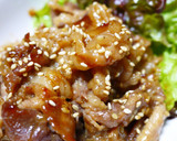 玉ねぎでかさ増し！豚こまの生姜焼き作り方12写真