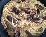 ランチに♫豚肉とナスの和風ミートパスタ作り方14写真