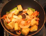 高野豆腐の酢豚もどき作り方3写真