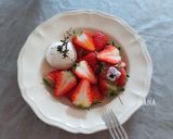 いちごとブッラータのデザートカプレーゼ🍓作り方6写真