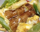 ひと手間10分！サンマの蒲焼の卵とじ丼♡作り方7写真