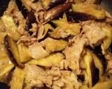 ナスと豚肉のピーナッツ味噌炒め作り方4写真