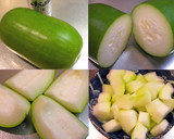 冬瓜と鶏もも肉の中華風とろとろスープ作り方1写真