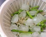 ごぼうとアスパラマヨの鮭フレークのせ♫作り方2写真