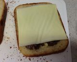 焼き肉チーズトースト作り方3写真