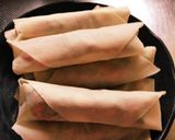 キャベツの捨てちゃう硬い葉で春巻き作り方4写真