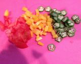 三色野菜のコンソメゼリー作り方1写真