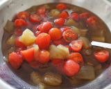 茄子とトマトの喉越しヒンヤリジュレ素麺作り方4写真