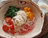 夏は梅酢で、冷たいそうめんランチ♪作り方5写真