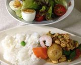 カレーライスにポン酢をかける作り方1写真