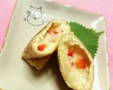 味付けはめんつゆだけ☆長芋チーズ袋入り♪作り方4写真