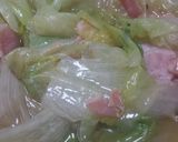 5分で1品♪レタスとベーコンの七味炒め作り方5写真