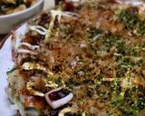 残ったそばや素麺をお好み焼きにリメイク!作り方5写真