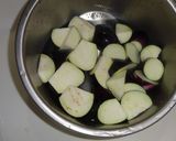 揚げ茄子の甘味噌和え作り方1写真