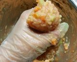 フワフワ鶏団子と白菜のスープ作り方2写真