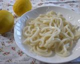 塩麹レモンツナマヨソースで❀サラダうどん作り方1写真