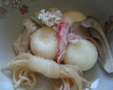 ヤマキの白だしで、豆腐だんごのお吸い物♪作り方3写真