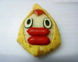 キャラ弁❈簡単そらジローおにぎり作り方5写真