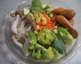 フライパンで作る蒸し野菜炒め作り方1写真