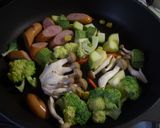 フライパンで作る蒸し野菜炒め作り方3写真