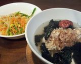 ヘルシー簡単　とり梅雑炊作り方5写真