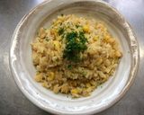 とうもろこしと梅干しの炒飯作り方5写真