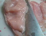 ☆塩レモン＆塩麹de鶏の胸肉ロール☆♪作り方1写真