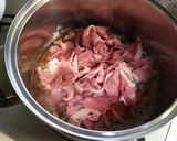 梅シロップで作る牛肉ごぼう作り方2写真