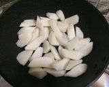 大根とむきあさりの炒め煮作り方2写真