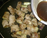 節約☆簡単ななすの肉巻き生姜醤油作り方9写真