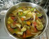 ★挽肉・レンズ豆入りの＊夏野菜カレー＊♪作り方7写真