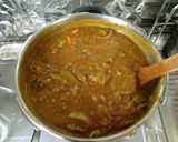 ★挽肉・レンズ豆入りの＊夏野菜カレー＊♪作り方9写真