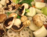 里芋とレンコンと椎茸などの野菜煮もの作り方2写真