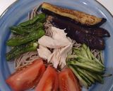 夏にさっぱり♪胡麻だれサラダ蕎麦☆作り方6写真