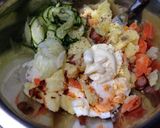 ズッキーニとベーコンのポテトサラダ作り方5写真