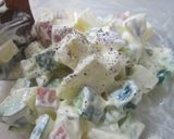 簡単おもてなし 豆腐とリンゴのマヨ和え作り方4写真