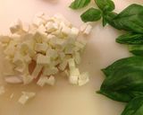 トマトとモッツアレラ冷製パスタカプレーゼ作り方5写真