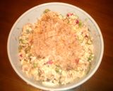 豆腐としば漬けとオクラのサラダ作り方5写真