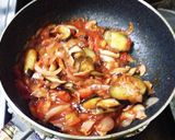 なすとベーコンの簡単ナポリタン作り方6写真