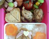 キャラ弁　リカちゃん作り方3写真