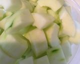 ヘルシー 加賀太きゅうりのそぼろあんかけ作り方4写真