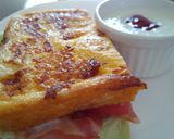 フランスパンでチーズフレンチトースト作り方6写真
