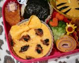 お弁当にも♡薄焼き卵でヒョウ柄作り方4写真