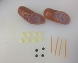 かたつむり 雨の日のキャラ弁❤作り方2写真