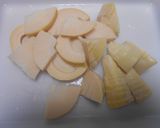 鶏もも肉と水煮タケノコの煮物作り方3写真